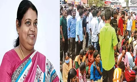 சாலைமறியலில் ஈடுபட்ட மாற்றுத்திறனாளிகளுடன் அமைச்சர் கீதாஜீவன் பேச்சுவார்த்தை