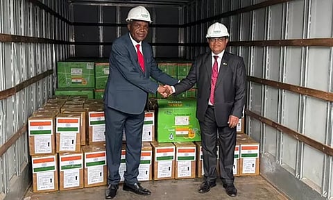 காலரா பெருந்தொற்று பரவல்; ஜாம்பியாவுக்கு 3.5 டன் உதவி பொருட்களை அனுப்பியது இந்தியா