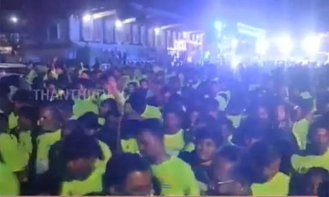 இரவு நேரத்தில் மாரத்தான் போட்டி... கூட்டத்தில் மாயமான சிறுவன் - கடும் அதிருப்தியில் மக்கள்