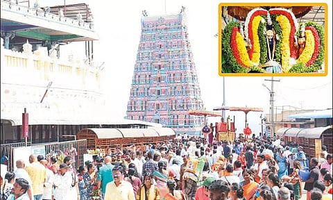 மாசி பிரம்மோற்சவம்.. திருத்தணி முருகன் கோவிலில் குவிந்த பக்தர்கள்