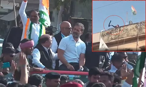 உ.பி.யில் ராகுல் காந்தியின் யாத்திரைக்கு எதிர்ப்பு.. கருப்பு கொடி காட்டிய நபர்கள்- வீடியோ