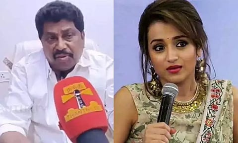 ஏ.வி.ராஜு நிபந்தனையற்ற மன்னிப்பு கேட்க வேண்டும் - திரிஷா நோட்டீஸ்