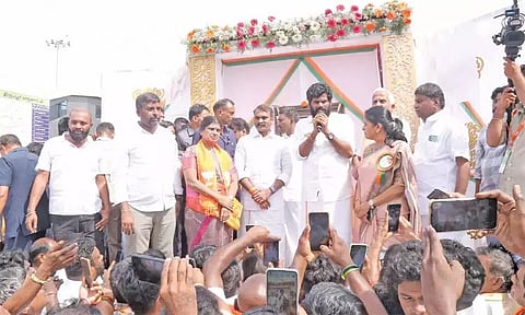 வேல் யாத்திரை 4 எம்.எல்.ஏ.,க்களை கொடுத்தது, என் மண் என் மக்கள் 40 எம்.பி.,க்களை கொடுக்கும் -அண்ணாமலை