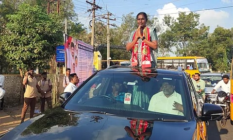 மயிலாடுதுறையில் பிரச்சாரத்தை தொடங்கிய நா.த.க. வேட்பாளர் காளியம்மாள்