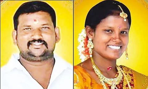 சாலை விபத்தில் கணவர் உயிரிழப்பு: துக்கம் தாங்காமல் கிணற்றில் குதித்து மனைவி தற்கொலை