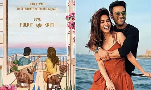 இணையத்தில் கசிந்த புல்கித் - கிருத்தியின் திருமண அழைப்பிதழ்