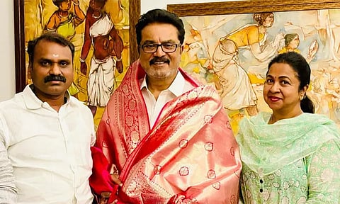 பா.ஜனதாவுடன் சமத்துவ மக்கள் கட்சி கூட்டணி: "சரத்குமாரை வரவேற்கிறோம்" - எல்.முருகன்