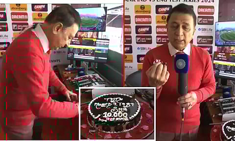 சுனில் கவாஸ்கருக்கு வாழ்த்து தெரிவித்து கேக் வெட்டி கொண்டாடிய பி.சி.சி.ஐ... காரணம் என்ன?