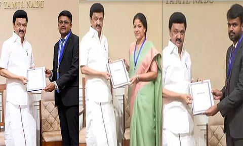 சிறந்த மாவட்ட கலெக்டர்களுக்கு விருது - முதல்-அமைச்சர் மு.க.ஸ்டாலின் வழங்கினார்