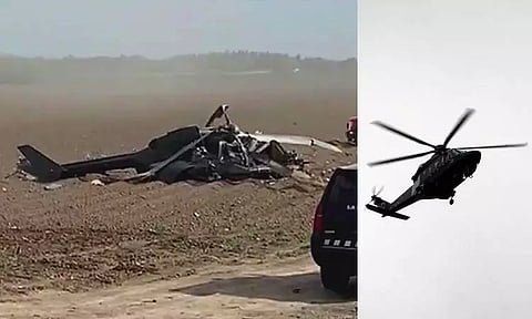 அமெரிக்கா: விபத்தில் சிக்கிய தேசிய காவல் படை ஹெலிகாப்டர்; 2 பேர் பலி