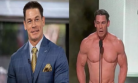 ஆஸ்கர் விழாவில் நிர்வாண கோலத்தில் அதிரடி காட்டிய ஜான் சீனா