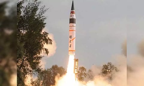 அக்னி 5 ஏவுகணை சோதனை வெற்றி - பிரதமர் மோடி வாழ்த்து