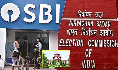 அரசியல் கட்சிகளின் தேர்தல் பத்திர விவரங்களை தேர்தல் ஆணையத்திடம் இன்று சமர்ப்பிக்கும் எஸ்.பி.ஐ. வங்கி