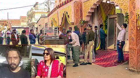 டெல்லியில் கேங்ஸ்டர் ஜோடியின் திருமணம்.. கோட்டையாக மாறிய பார்ட்டி ஹால்: 200 போலீஸ் பாதுகாப்பு