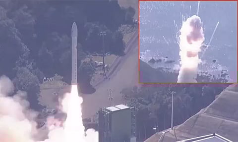 ஜப்பானின் முதல் தனியார் ராக்கெட் வெடித்து சிதறியது.. ஏவப்பட்ட சில வினாடிகளில் விபத்து