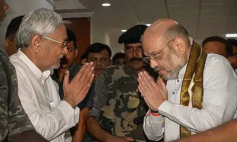 பீகாரில் தொகுதி பங்கீட்டை முடித்தது தேசிய ஜனநாயக கூட்டணி