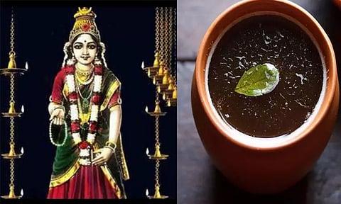 கன்னியாகுமரி பகவதி அம்மன் கோவிலில் பானகம் படைத்து சிறப்பு பூஜை