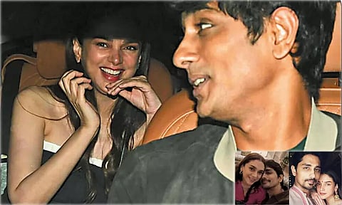 சித்தார்த்துடன் பார்ட்டிக்கு சென்ற நடிகை