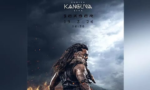 கங்குவா படத்தின் புதிய போஸ்டரை வெளியிட்ட நடிகர் சூர்யா