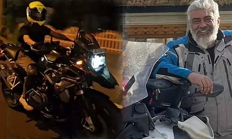 பிஎம்டபிள்யூ பைக்கில் சாலையை கிழித்துக்கொண்டு வேகமாக செல்லும் மஞ்சு வாரியர் - வீடியோ வைரல்