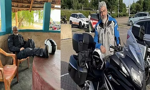 மீண்டும் பைக் பயணத்தில் நடிகர் அஜித்...!