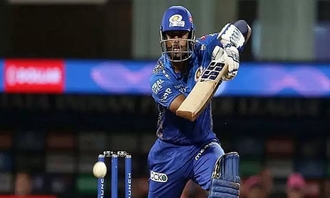 ஐ.பி.எல்.: மும்பை அணியின் முதல் ஆட்டத்தில் சூர்யகுமார் ஆடமாட்டார்