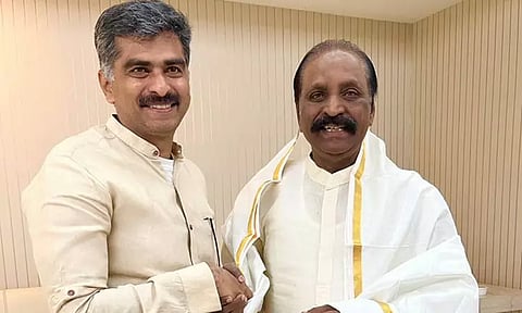 தீயின் பொறி.. தேர்தலே வெறி.. திருச்சியே குறி.. - துரை வைகோவுக்கு கவிஞர் வைரமுத்து வாழ்த்து