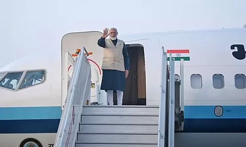 2 நாள் பயணமாக பூடான் சென்றார் பிரதமர் மோடி