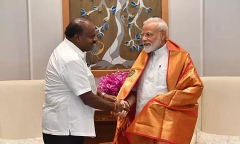 கர்நாடகத்தில் பா.ஜனதா கூட்டணியில் ஜனதாதளம் (எஸ்) கட்சிக்கு 3 தொகுதிகள் ஒதுக்கீடு