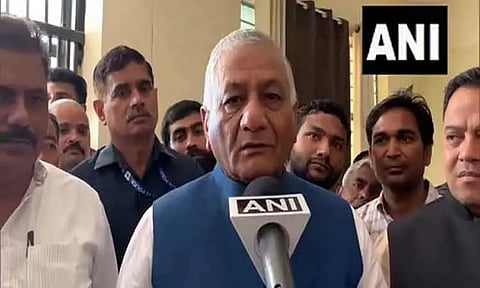 'மக்களவை தேர்தலில் போட்டியிடப் போவதில்லை' - மத்திய மந்திரி வி.கே.சிங் அறிவிப்பு