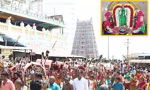 பங்குனி உத்திரப் பெருவிழா: திருத்தணி முருகன் கோவிலில் குவிந்த பக்தர்கள்