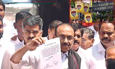 ம.தி.மு.க.வுக்கு பம்பரம் சின்னம் ஒதுக்க உத்தரவிட முடியாது - சென்னை ஐகோர்ட்டு