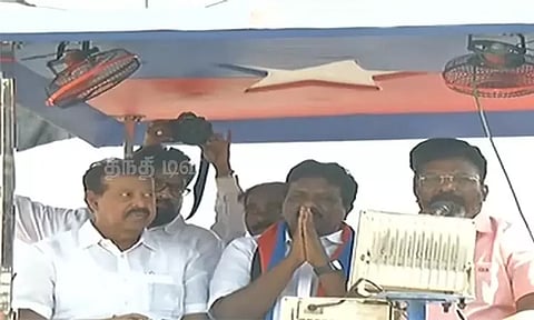 10 ஆண்டு கால பா.ஜ.க ஆட்சியில் எந்த வளர்ச்சியும் இல்லை - திருமாவளவன் குற்றச்சாட்டு