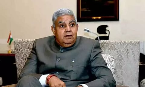 'மத அடிப்படையில் துன்புறுத்தப்பட்டவர்களுக்கு சி.ஏ.ஏ. மூலம் நிவாரணம் வழங்கப்படுகிறது' - ஜகதீப் தன்கர்