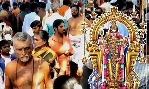 தொடர் விடுமுறை: திருச்செந்தூர் சுப்பிரமணிய சுவாமி கோவிலில் நிரம்பி வழியும் பக்தர்கள் கூட்டம்