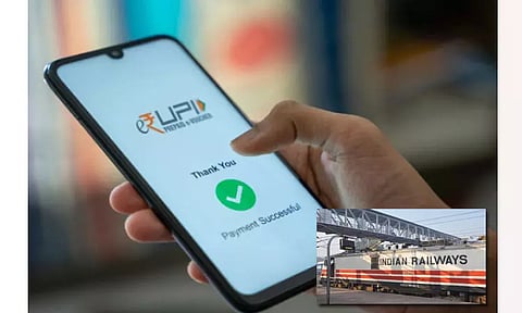 ரெயில் நிலையங்களில் யு.பி.ஐ. மூலம் டிக்கெட் எடுக்கும் வசதி: அறிமுகம் செய்த இந்திய ரெயில்வே