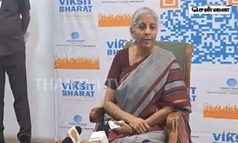 'தேர்தலுக்காக கச்சத்தீவு குறித்து நாங்கள் பேசவில்லை' - நிர்மலா சீதாராமன்