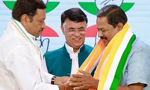 காங்கிரசில் இணைந்த பா.ஜனதா எம்.பி.