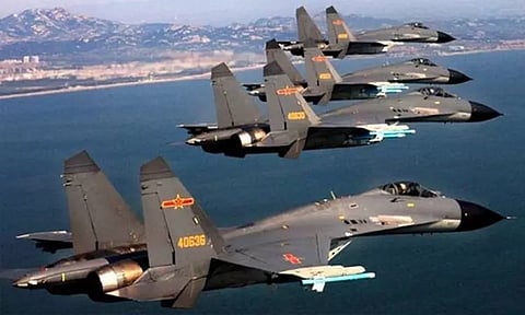 தைவானை சுற்றி வட்டமிட்ட சீனாவின் 30 விமானங்கள், 9 கப்பல்கள்