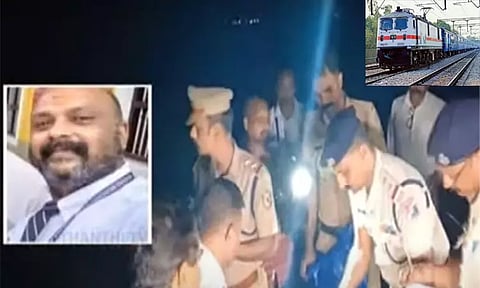 ஓடும் ரெயிலில் இருந்து டிக்கெட் பரிசோதகரை தள்ளி கொலை...வெளிமாநில தொழிலாளி கைது