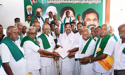 நாடாளுமன்ற தேர்தல்: தமிழக விவசாயிகள் சங்கம் அ.தி.மு.க.வுக்கு ஆதரவு