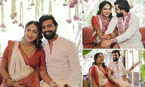 பாரம்பரிய முறைப்படி நடந்த நடிகை அமலா பாலின் வளைகாப்பு