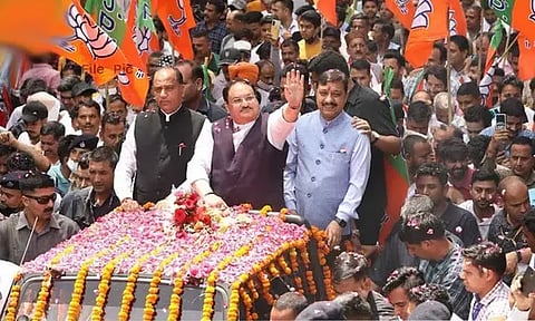 திருச்சியில் ஜே.பி.நட்டாவின் வாகன பேரணிக்கு மாற்றுப்பாதையில் அனுமதி