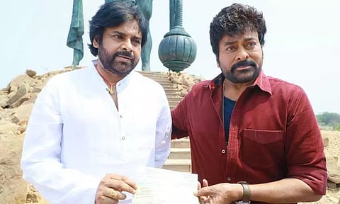 பவன் கல்யாண் கட்சி நிதிக்காக சிரஞ்சீவி ரூ.5 கோடி நன்கொடை