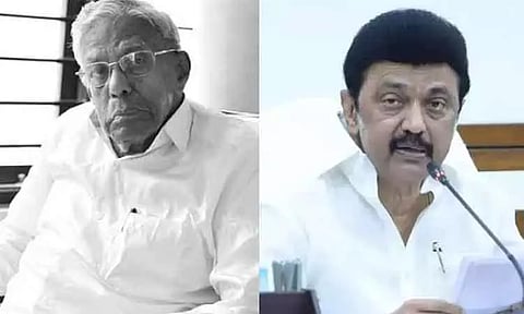 ஆர்.எம்.வீரப்பன் மறைவுக்கு முதல்-அமைச்சர் மு.க.ஸ்டாலின் இரங்கல்