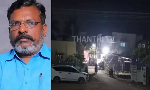 திருமாவளவன் தங்கி உள்ள வீட்டில் வருமானவரித்துறையினர் திடீர் சோதனை - சிதம்பரத்தில் பரபரப்பு