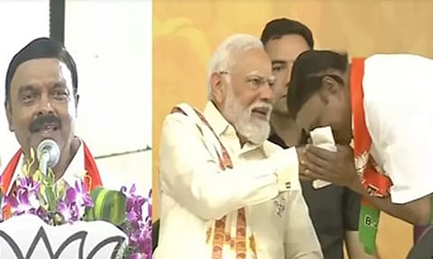 காந்தி, சுபாஷ், படேல் ஒன்று சேர்ந்த தலைவர் பிரதமர் மோடி: ஏ.சி.சண்முகம் புகழாரம்