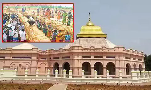 வள்ளலார் சர்வதேச மையம் கட்டுமானப் பணி தற்காலிக நிறுத்தம்