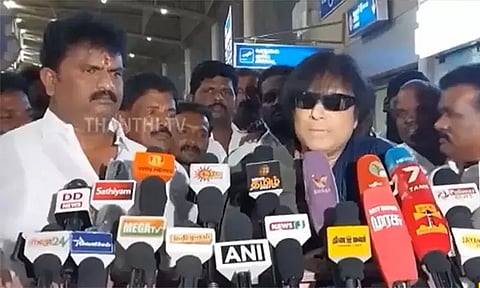 எனது மூத்த சகோதரரின் மகன் அரசியலுக்கு வருவதை முழு மனதுடன் வரவேற்கிறேன் - நடிகர் கார்த்திக் பேட்டி