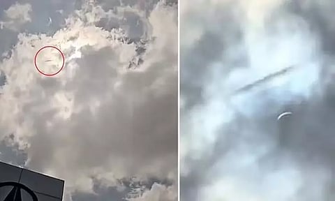 அமெரிக்காவில் கிரகணத்தின் போது வானில் பறந்த ஏலியன்கள்? வீடியோ வைரல்